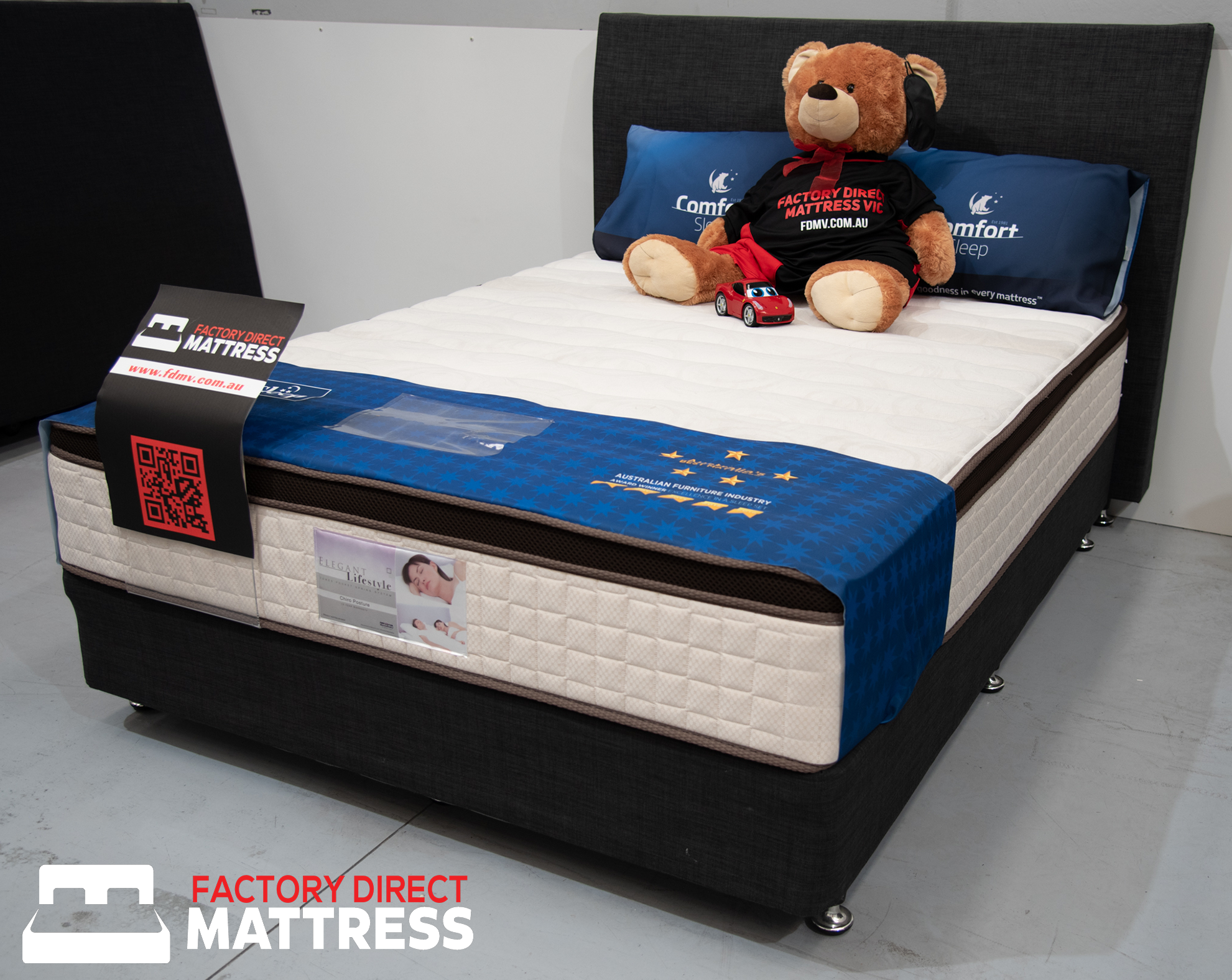 Comfort Sleep Elegant Lifestyle Chiro Posture - Factory Direct Mattress Vic - M1
