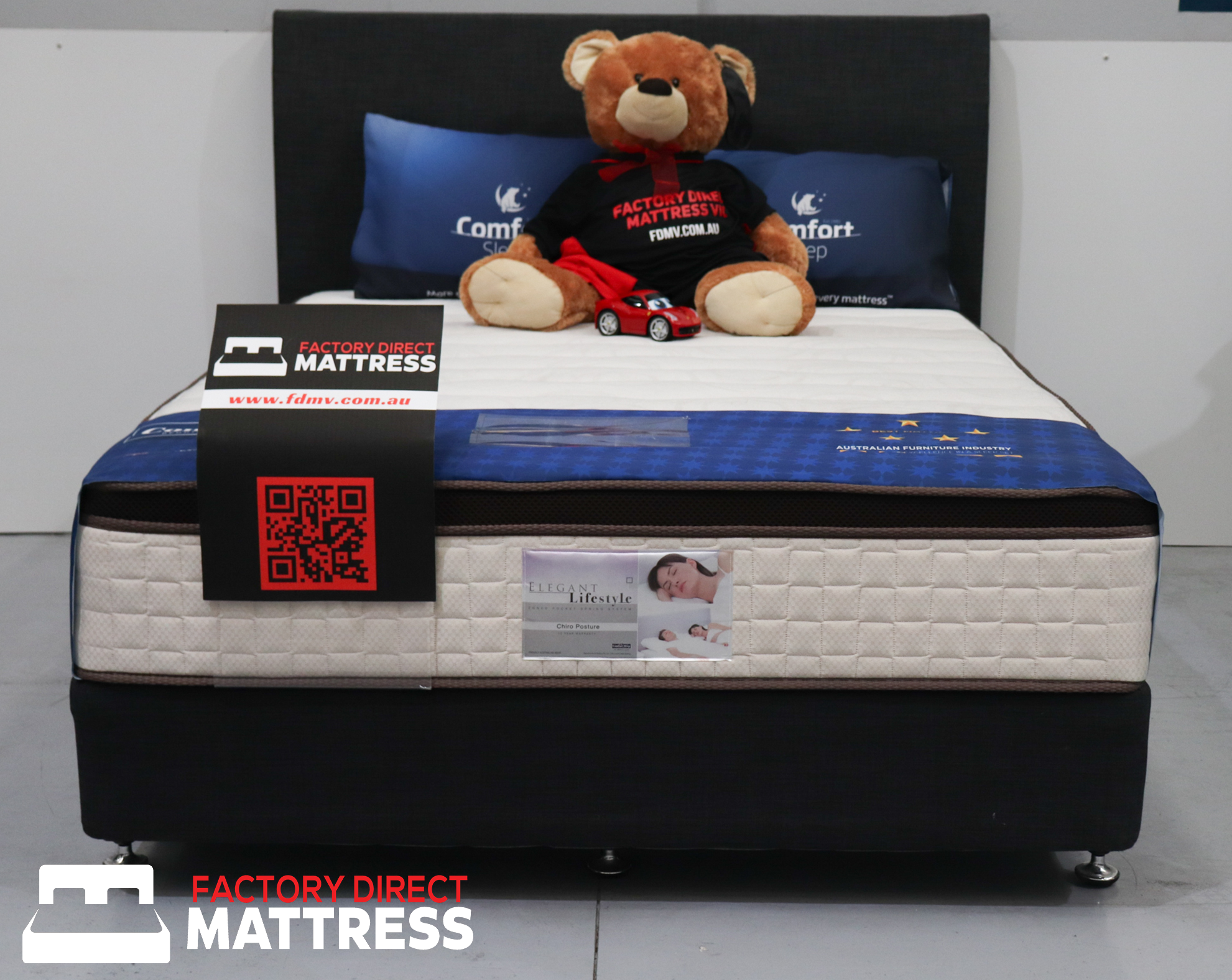 Comfort Sleep Elegant Lifestyle Chiro Posture - Factory Direct Mattress Vic - M2