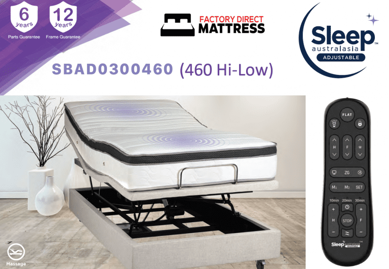 Sleep Australasia Adjustable SBAD0300460 Cover - Factory Direct Mattress vic