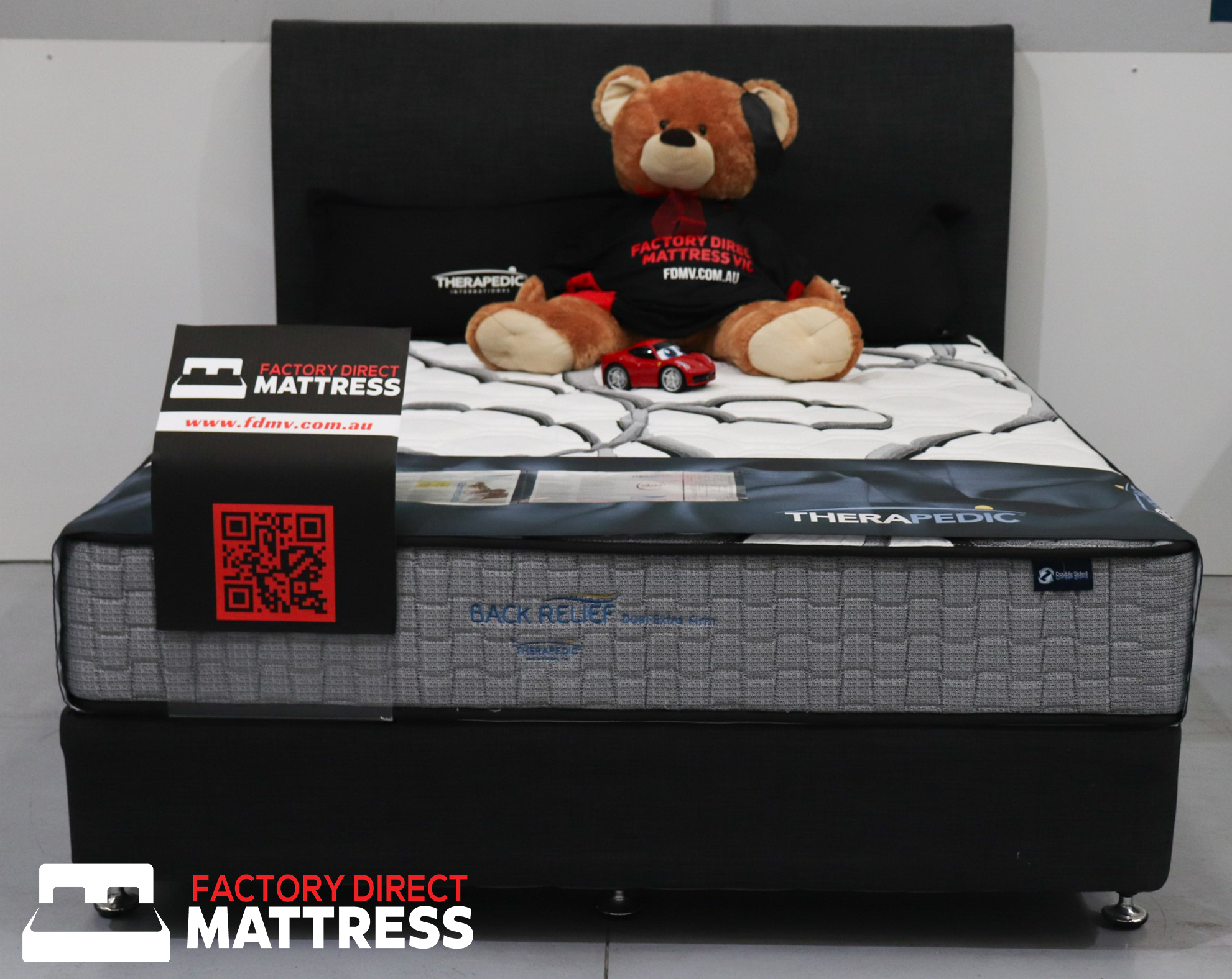 Therapedic Back Relief - Dual Extra Firm - Factory Direct Mattress Vic - F1
