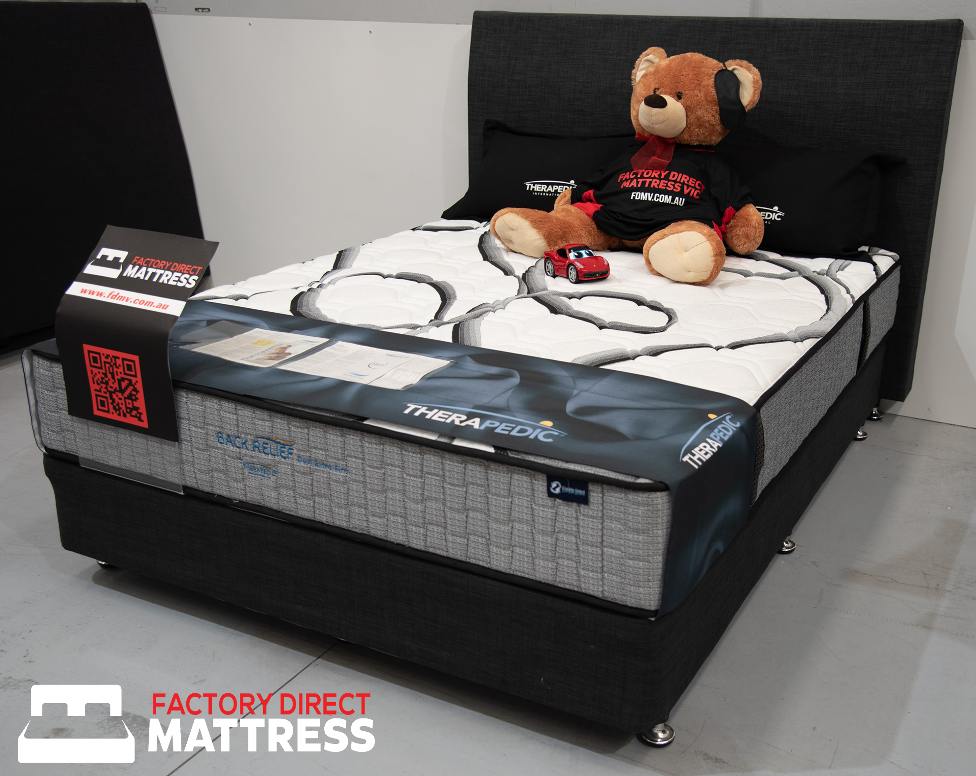 Therapedic Back Relief - Dual Extra Firm - Factory Direct Mattress Vic - F5