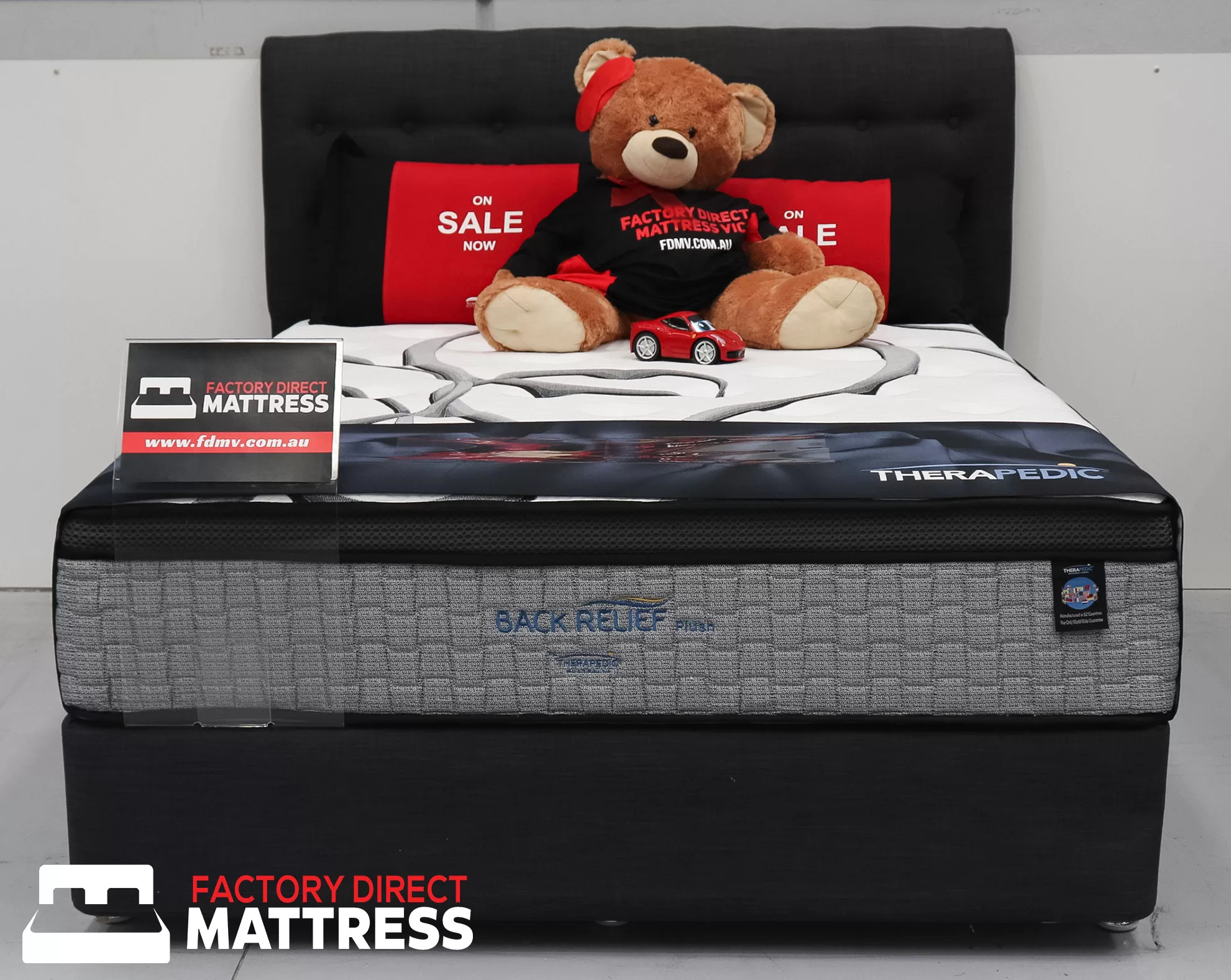 Therapedic - Back Relief - Plush - Factory Direct Mattress - Front