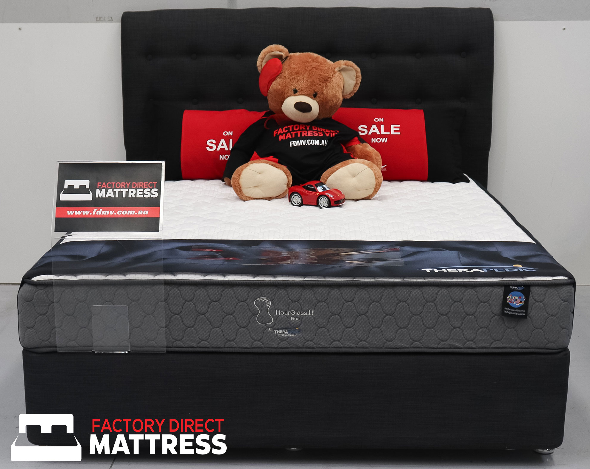 Therapedic Hour Glass - Firm - Factory Direct Mattress Vic - Front