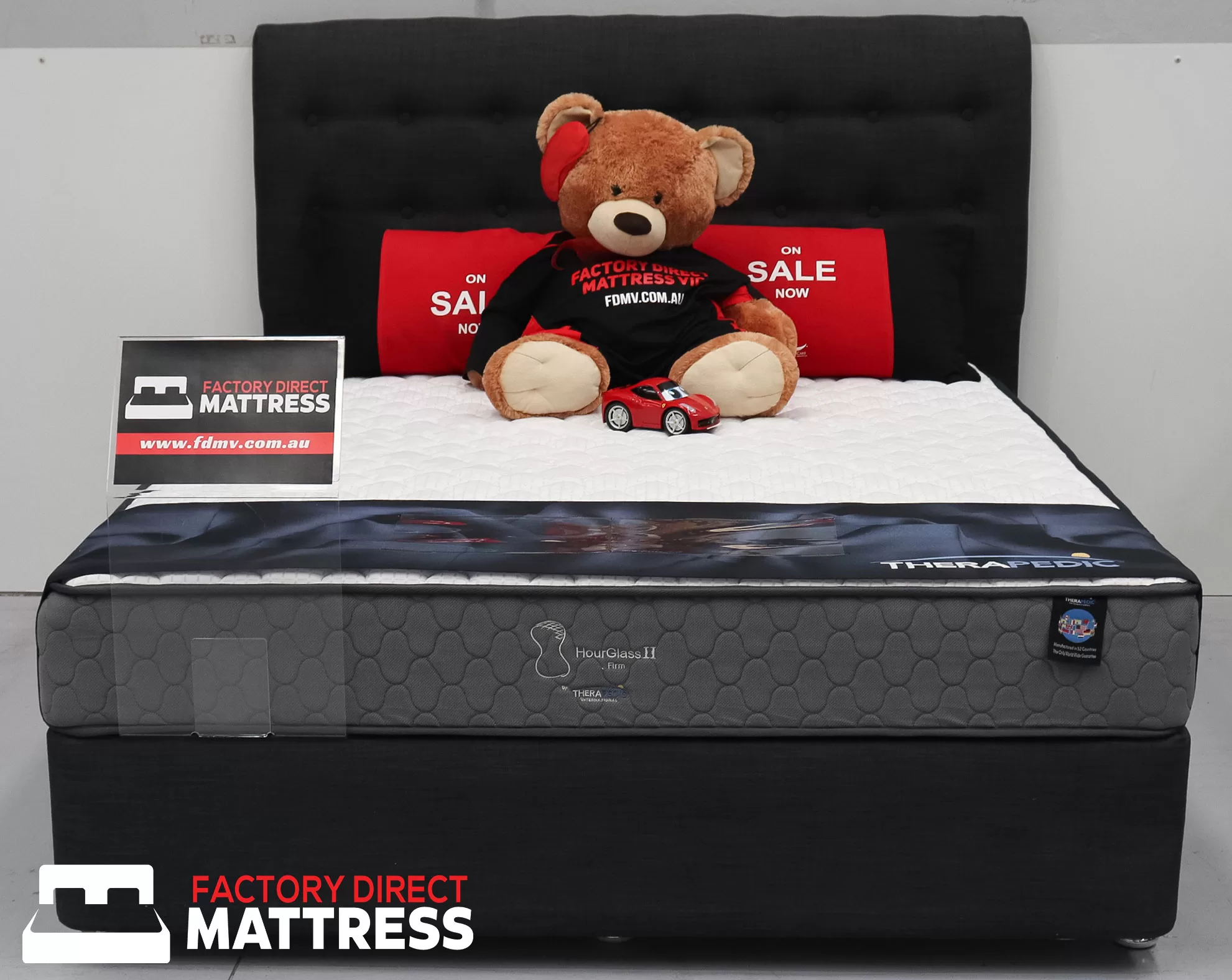 Therapedic Hour Glass - Firm - Factory Direct Mattress Vic - Front