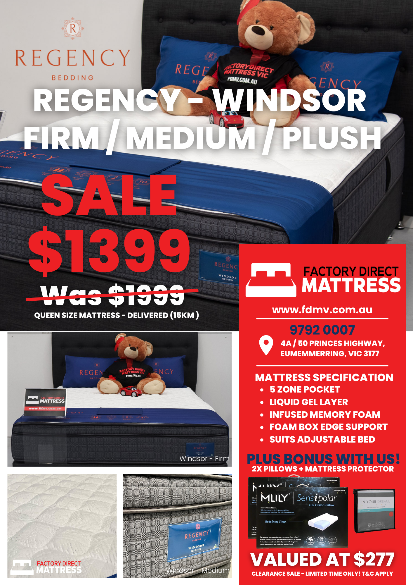 Windsor Promo - Factory Direct Mattress